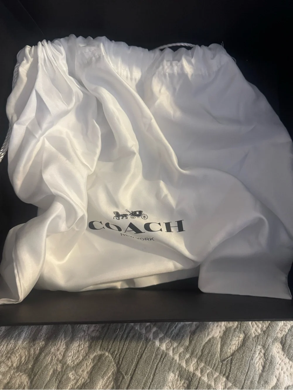 Coach leather silhouette brown